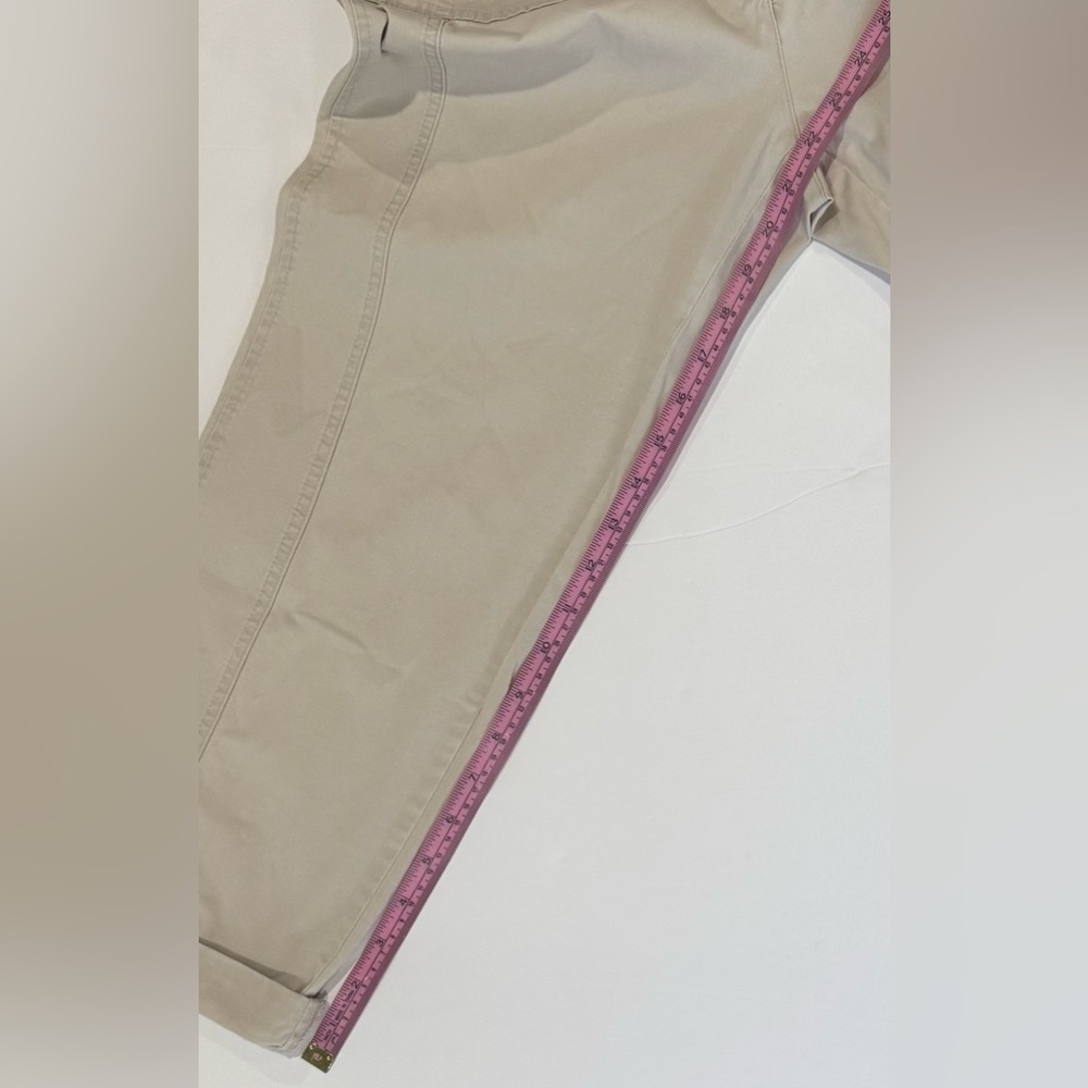 Counterparts Beige Cargo Capri Pants Stretch Cotton Utility Women’s 8 - Picture 7 of 7